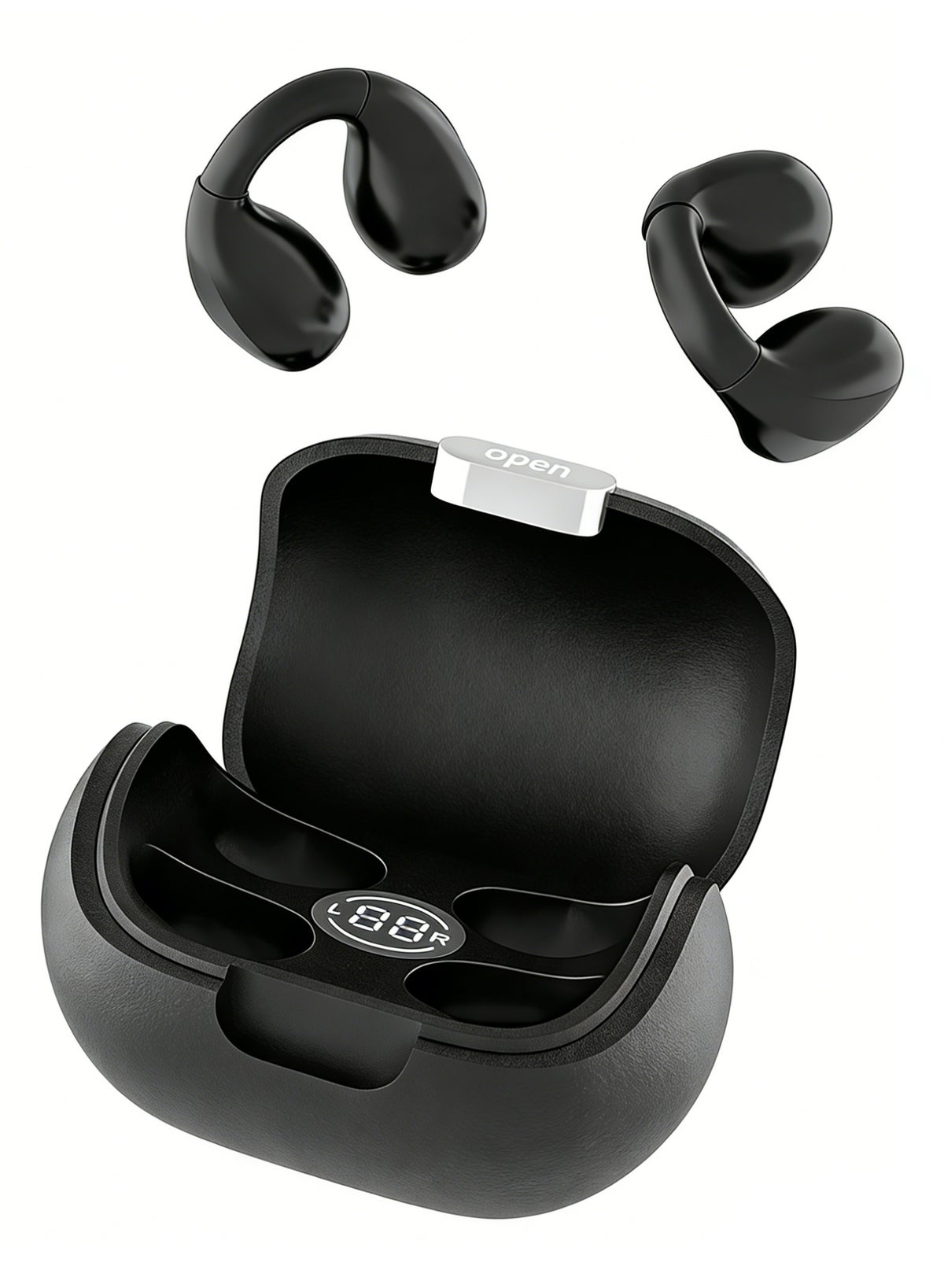 gonice Gonice Gaming Wireless Clip Earphones With Led Lights Display Z3DC1C01F9D49B9CBC980Z